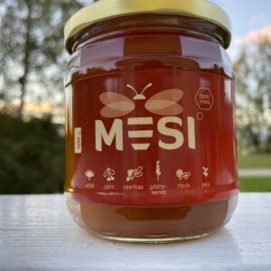 Mesi klaaspurkides 12*0,5kg