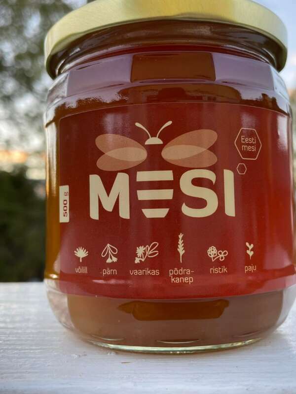 mesi-klaaspurkides-12x05kg